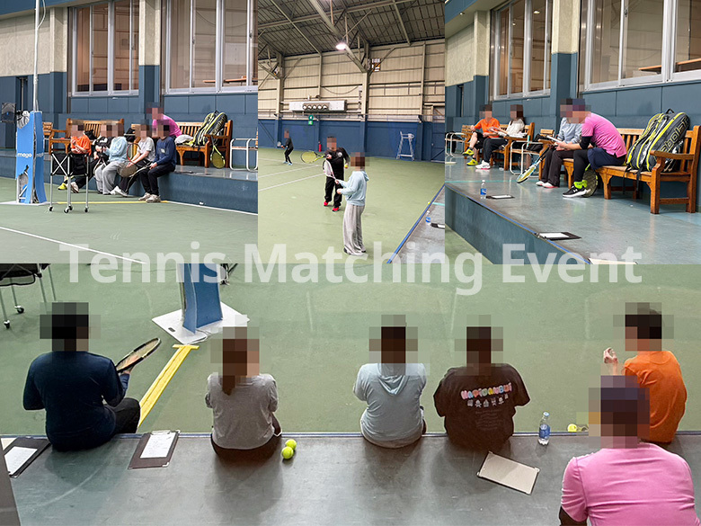 tennis matching event の様子1